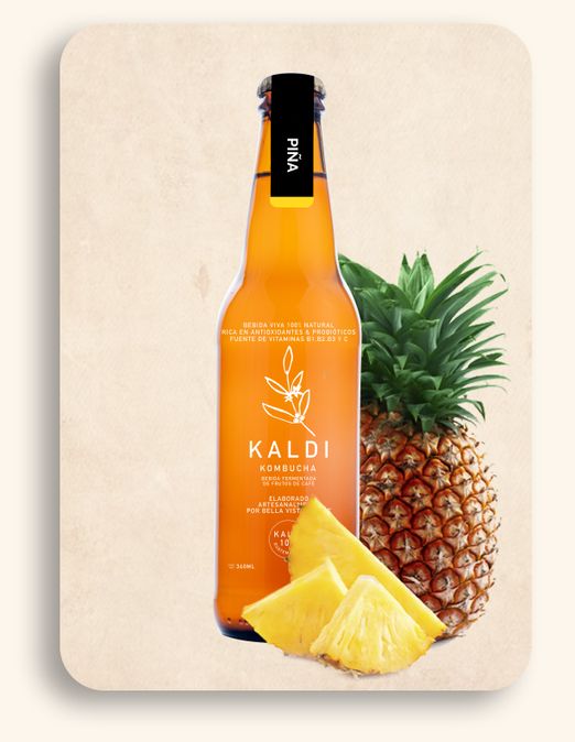 Kombucha sabor a piña