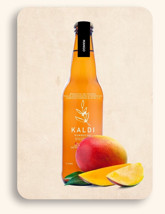 Kaldi Kombucha sabor a Mango