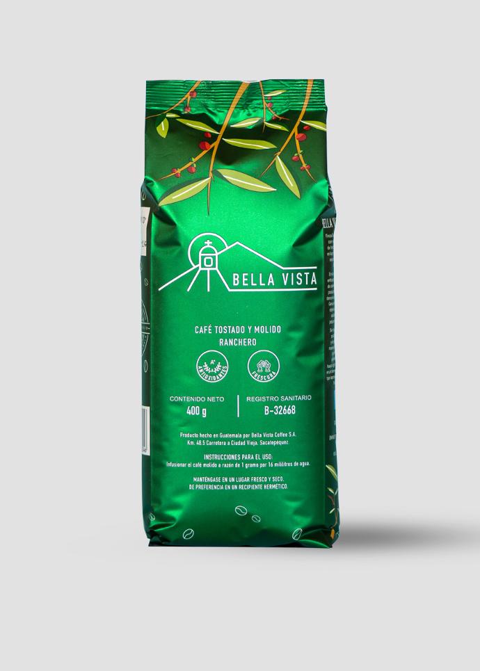Cafe Tostado y Molido Ranchero Verde (16 Oz)